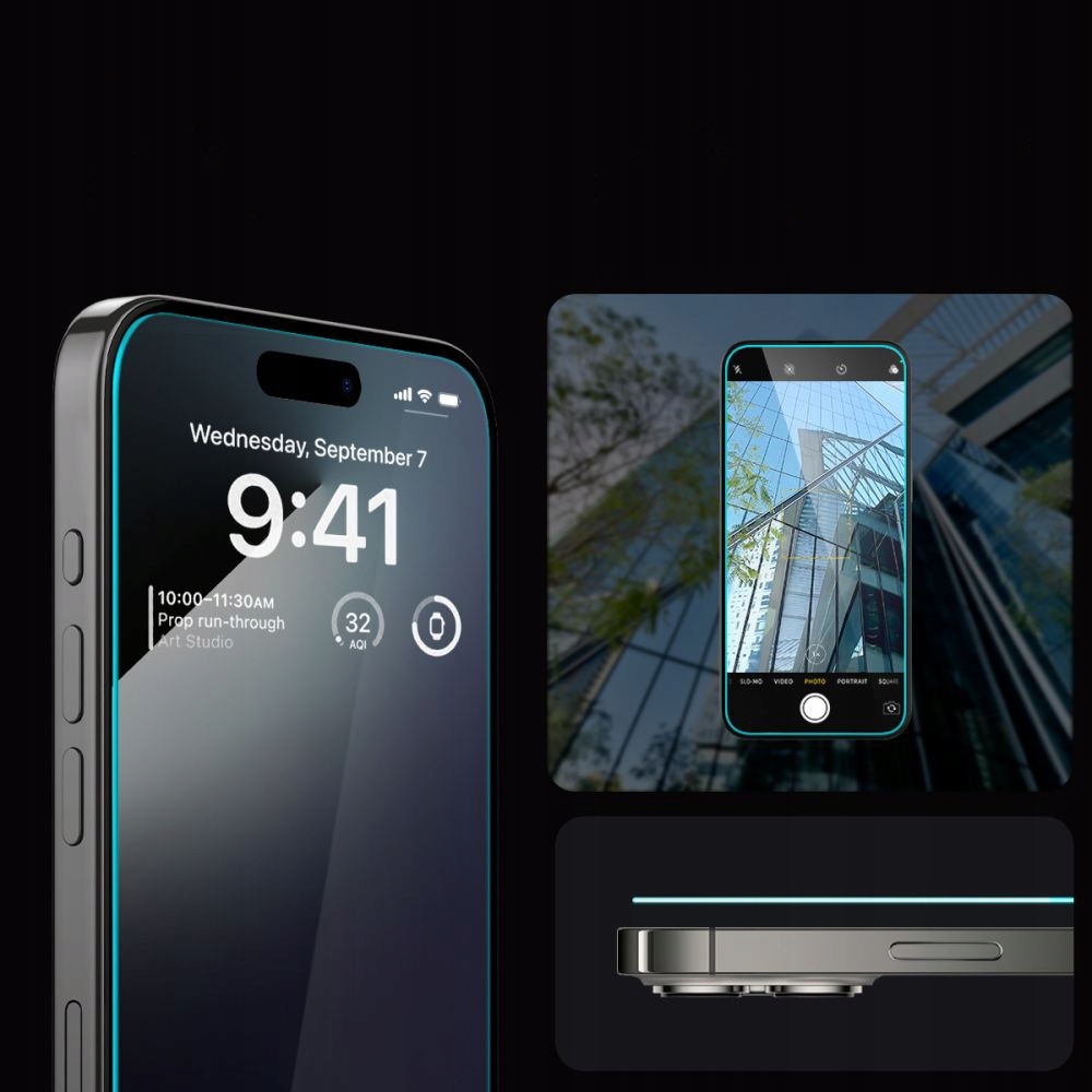 2x Szkło Hartowane SPIGEN GLAS.tR EZ FIT + Aplikator do iPhone 15 Pro Max Dedykowana marka Apple