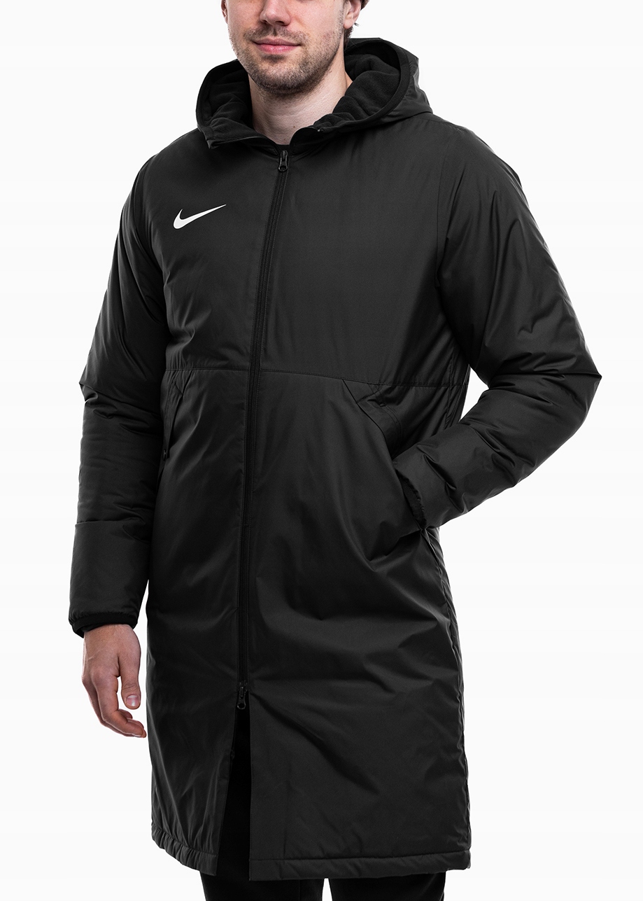 Nike Pánská zimní bunda s kapucí, zateplená, dlouhá, sportovní, Park 20, vel. S