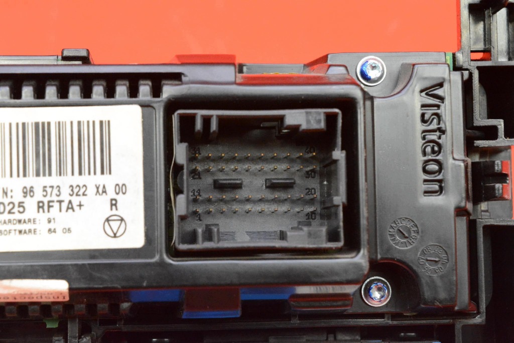 control panel air conditioning devices KLIMY 96573322XA PEUGEOT 407 04-10