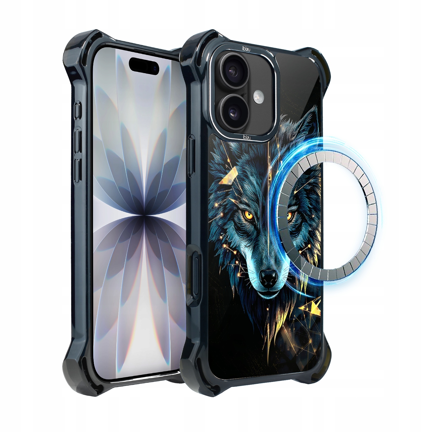 Etui do iPhone 17 Ibizu DropGuard Ultra z MagSafe, Wilk Mocy