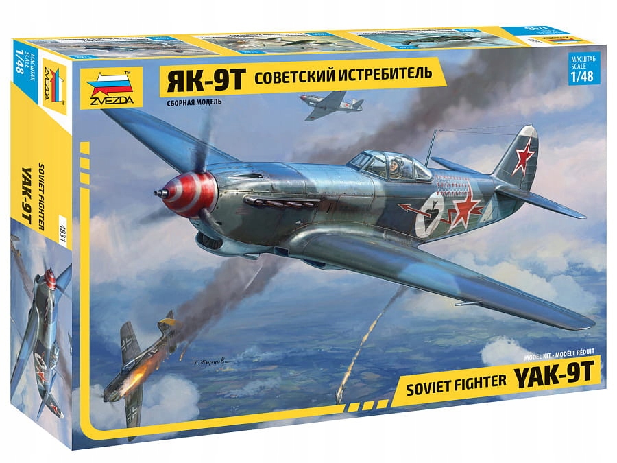 Yak-9T sovětská stíhačka 1:48 Zvezda 4831