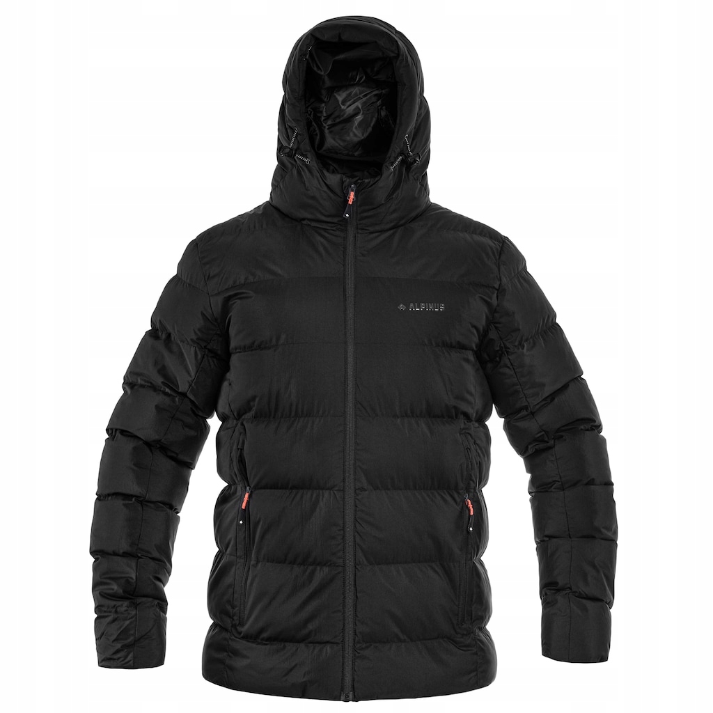 Pánská s kapucí bunda s kapucí Alpinus Furggen černá 3XL