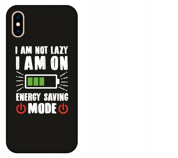 

Etui pokrowiec iPhone Xs Max Im not lazy