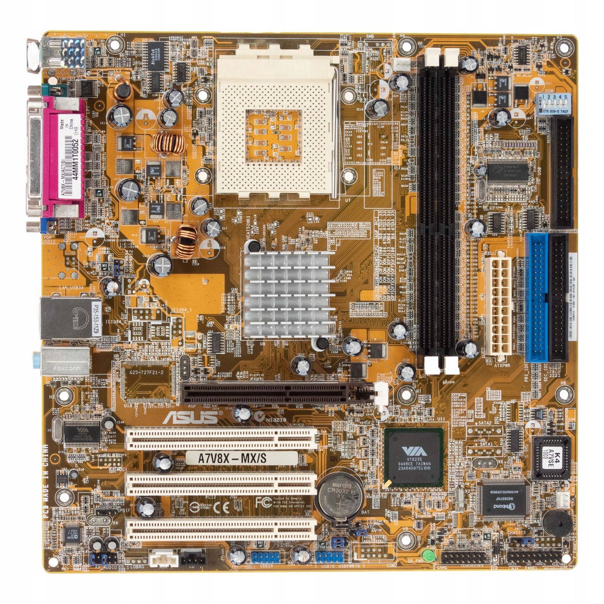 Asus A7V8X-MX/S Socket 462 (a) Ddr Agp Pci mATX