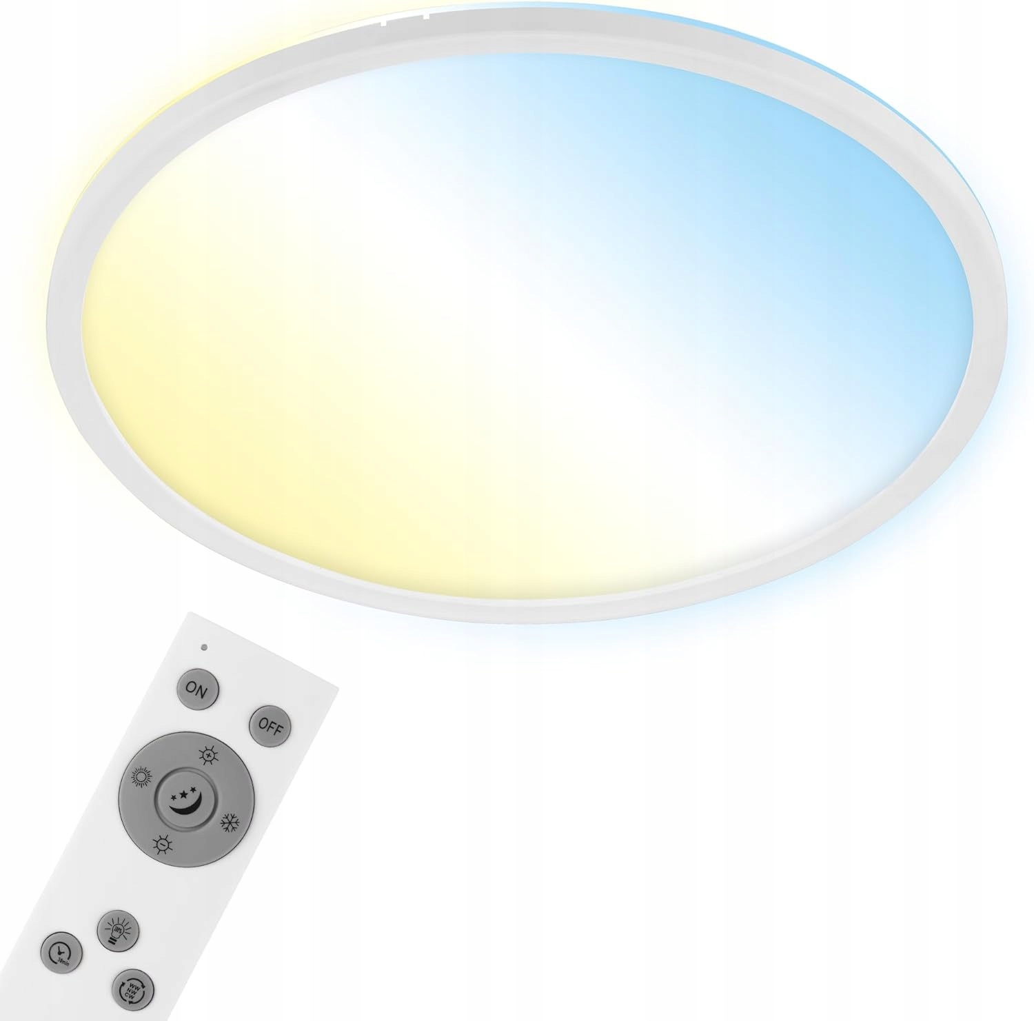 Briloner Okrúhla Stropná Lampa Stropné Svietidlo Led Smart Wifi S Diaľkovým Ovládaním 22W 42CM