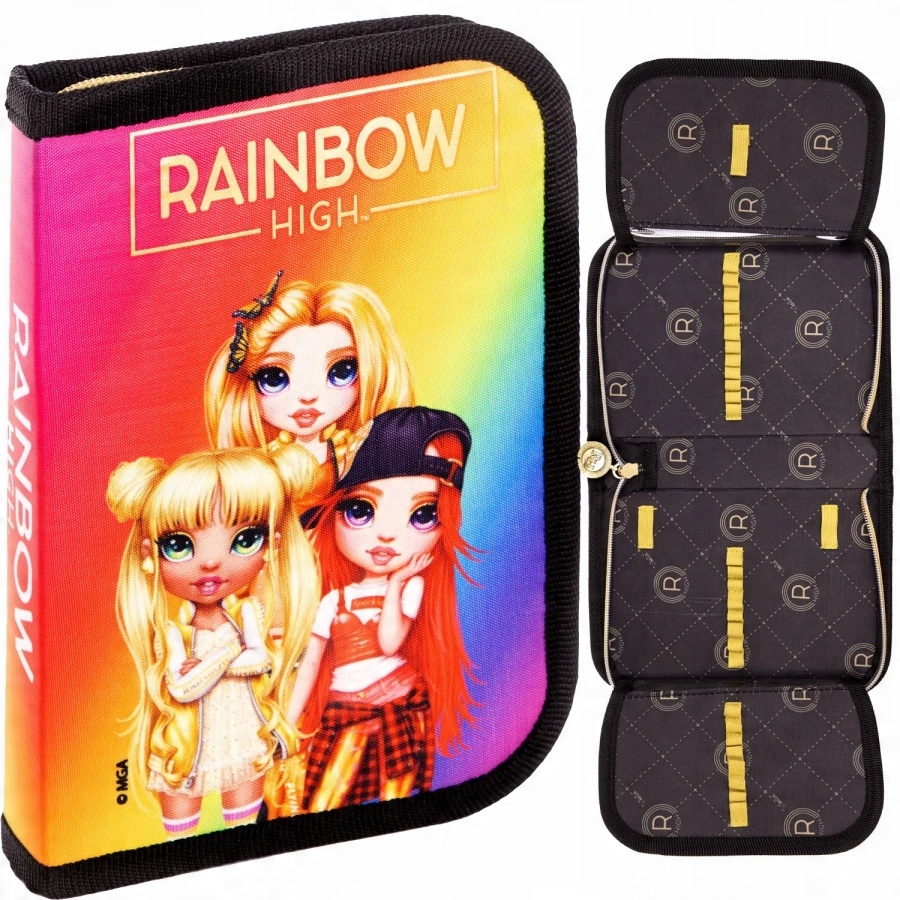 

Piórnik Szkolny Dwuklapkowy Rainbow High