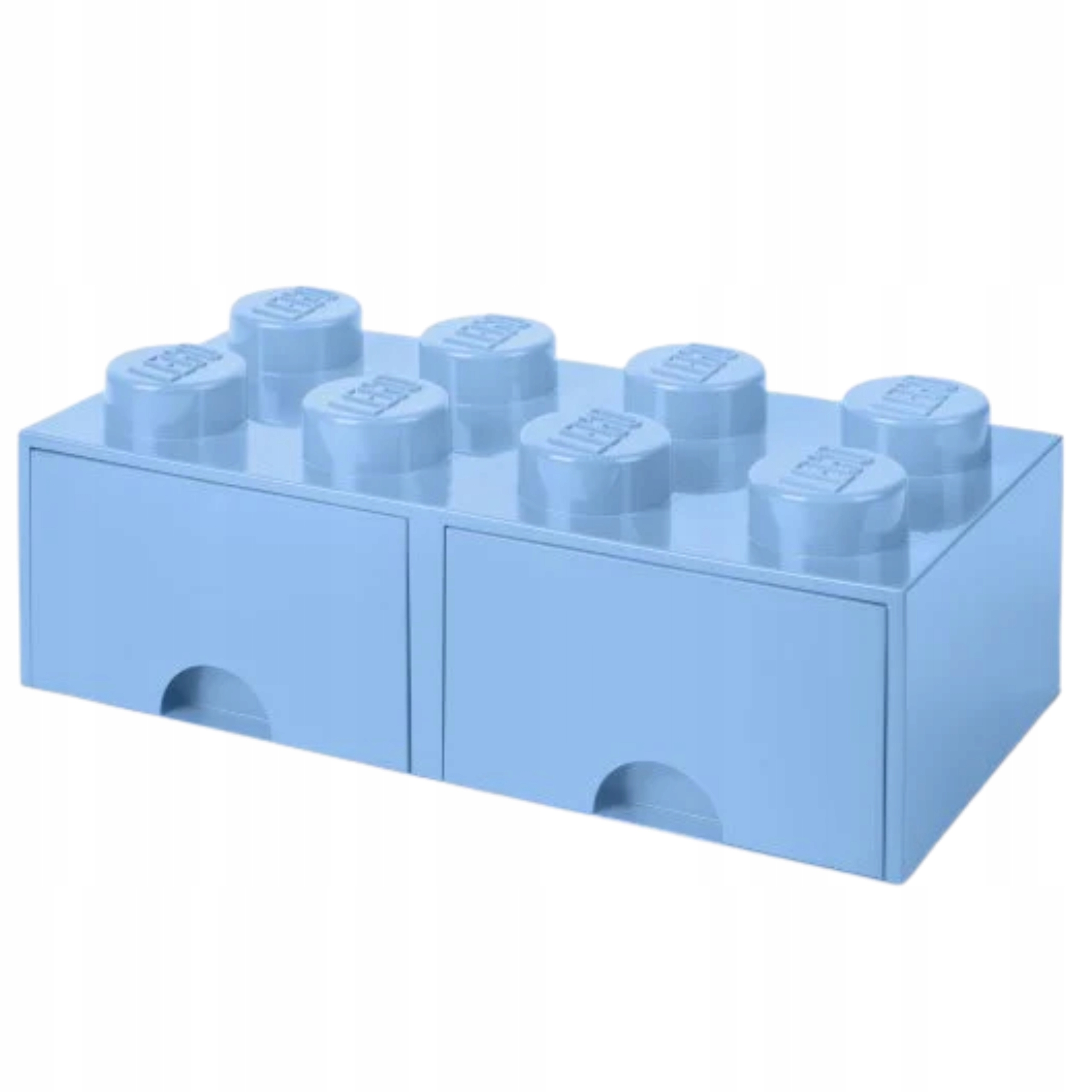 Lego Úložný box Šuplík ve tvaru kostky Lego Brick 8, modrý, 50 x 25 x 18 cm