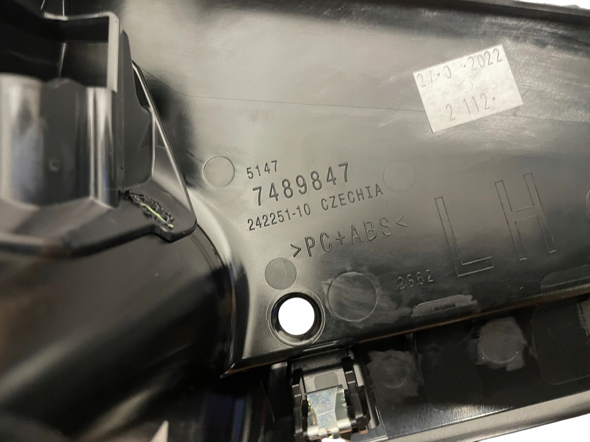 cover moulding SLUPKA boot left rear part BMW 4 G26