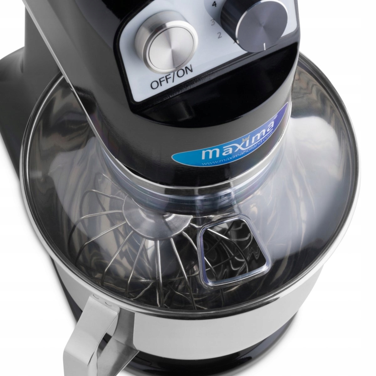 Mikser Planetarny Gastronomiczny do Ciasta 7L 350W Czarny Maxima 09360750