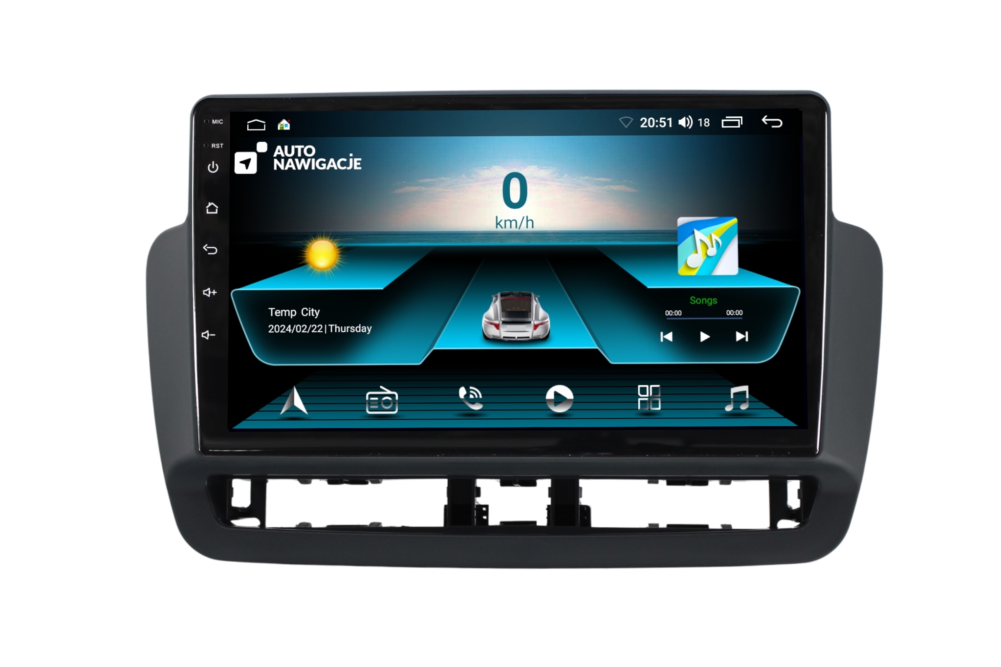 Radio Nawigacja Gps Seat Ibiza 2012-2015 Android