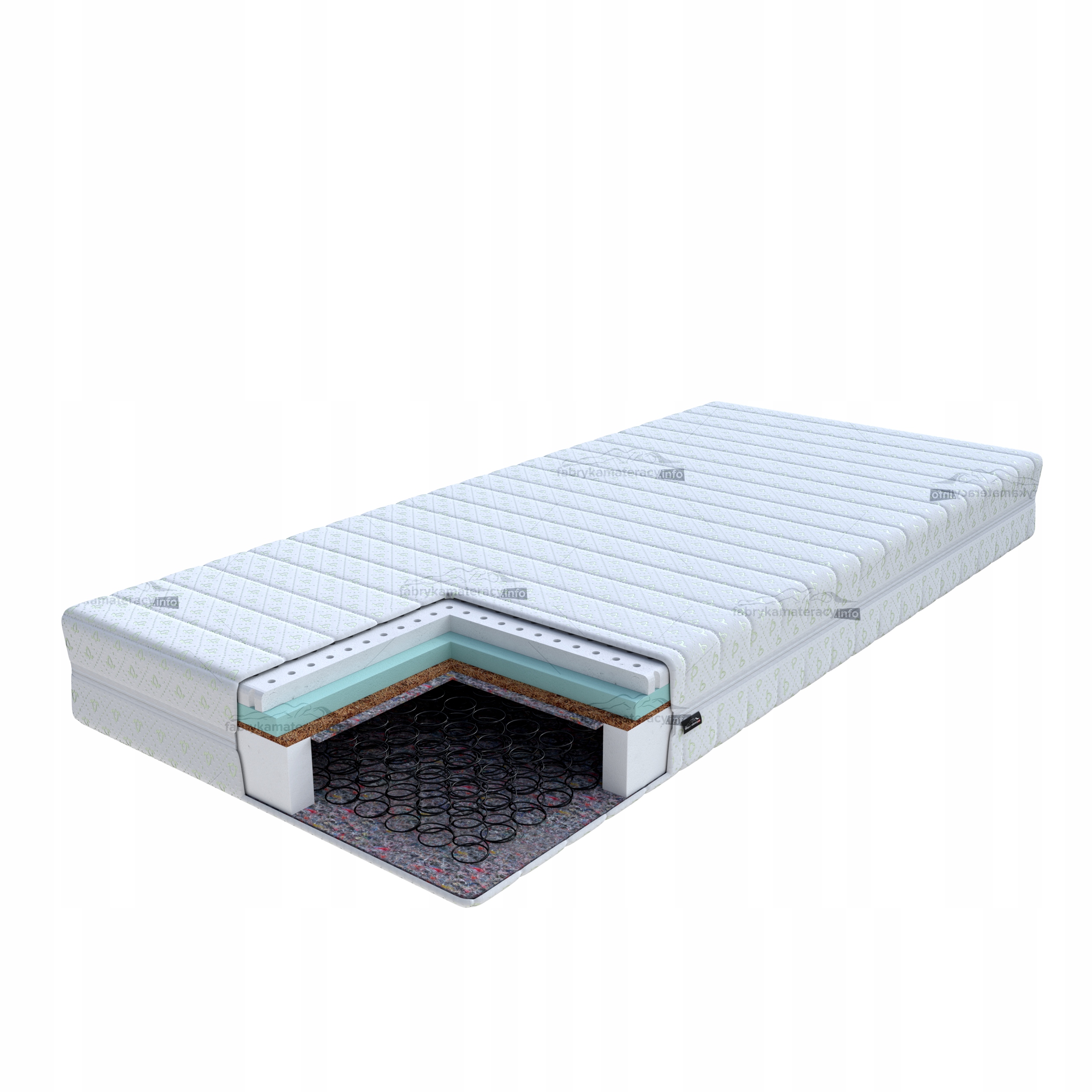 LUKSUSOWY MATERAC Z LATEKSEM ORYGINALNY 105X200