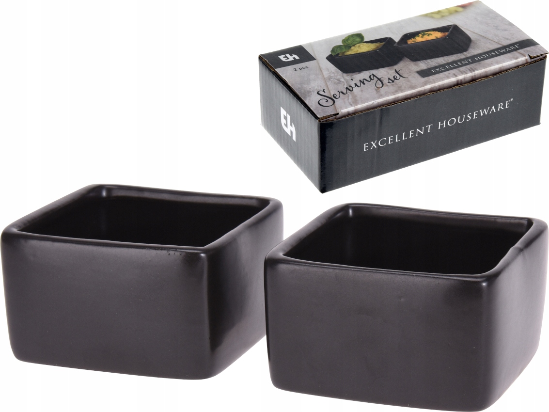 

Porcelanowe Miseczki do Dipów Sosów Przekąsek 2szt