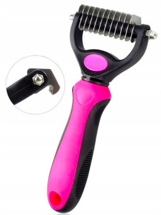 

Grzebień szczotka na kołtuny dla psa kota Średni M