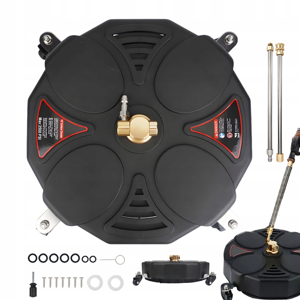 Rotační Kartáč 32 CM Pro Tlakovou Myčku – Dlažební Kostky, Terasa