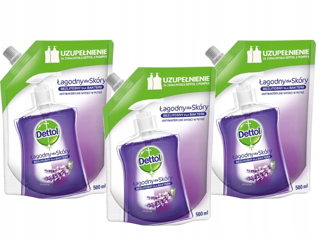 

Dettol mydło w płynie Kojące uzupełnienie