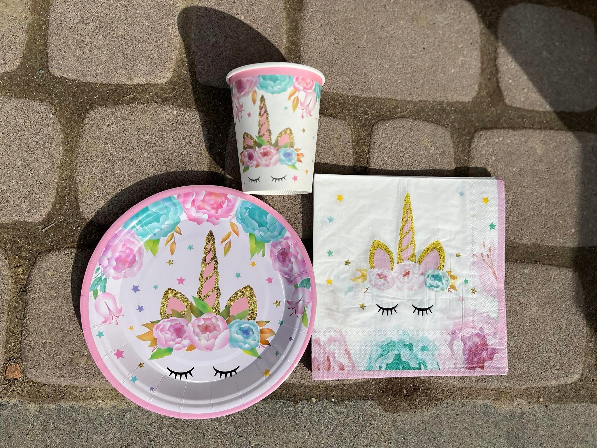 Kubeczki Jednorożec 6 Sztuk Urodziny Liczba sztuk w zestawie 6 szt.