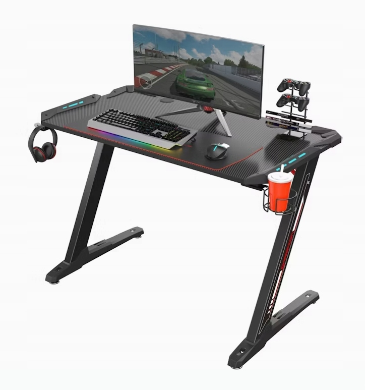 Herný stôl Eureka Ergonomic Z1-S – čierny