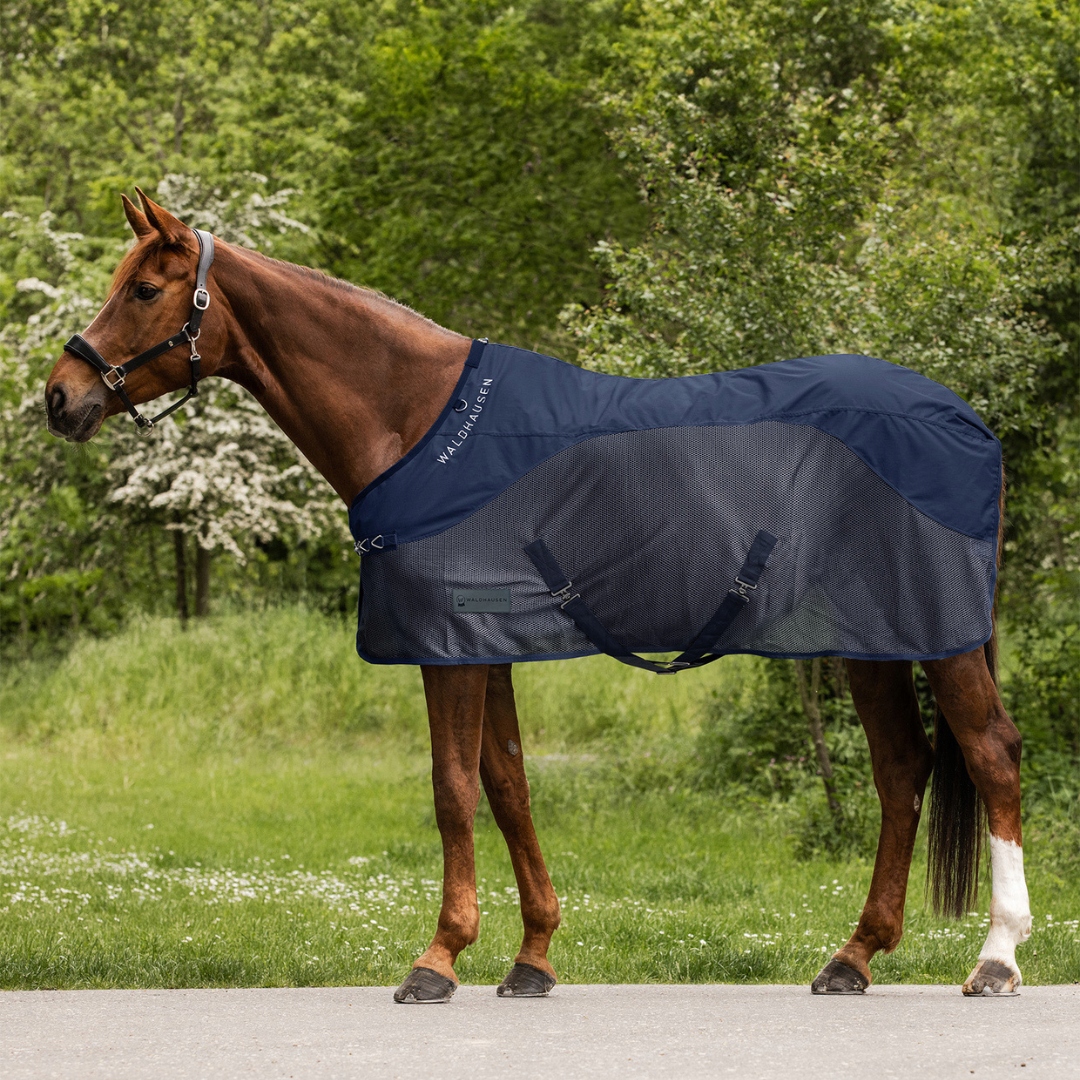 Derka siatkowa Comfort RainSheet Waldhausen 155 cm Granatowy