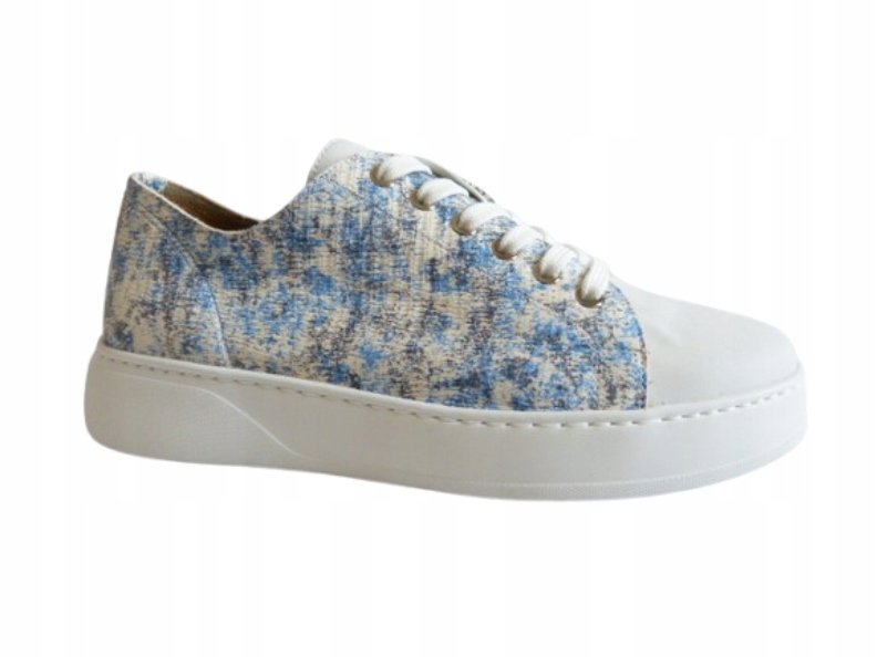 Krásné polobotky, dámské tenisky na platformě, kožené Karino 40