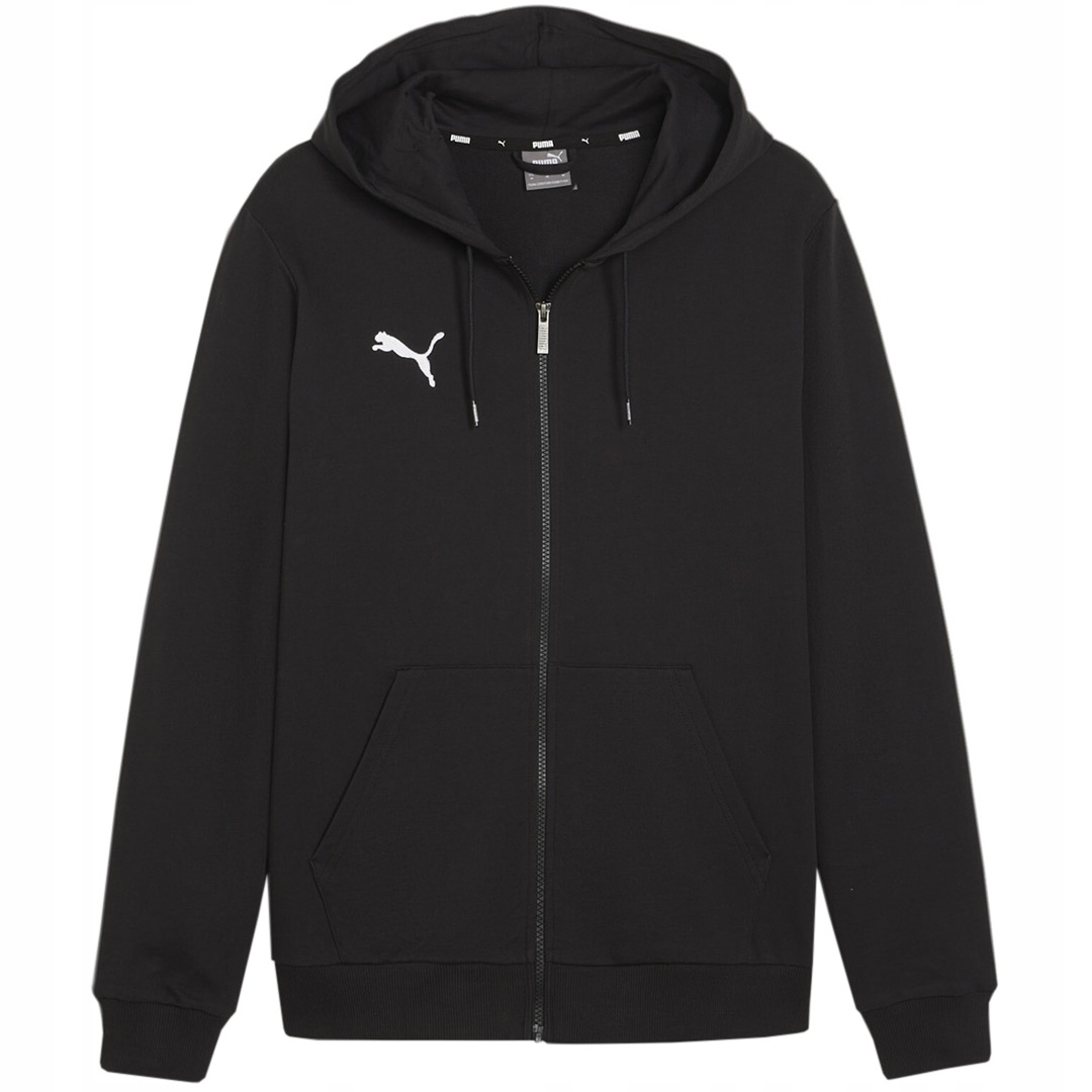 Pánská mikina Puma Team Goal Casuals Hooded černá 658595 03 S