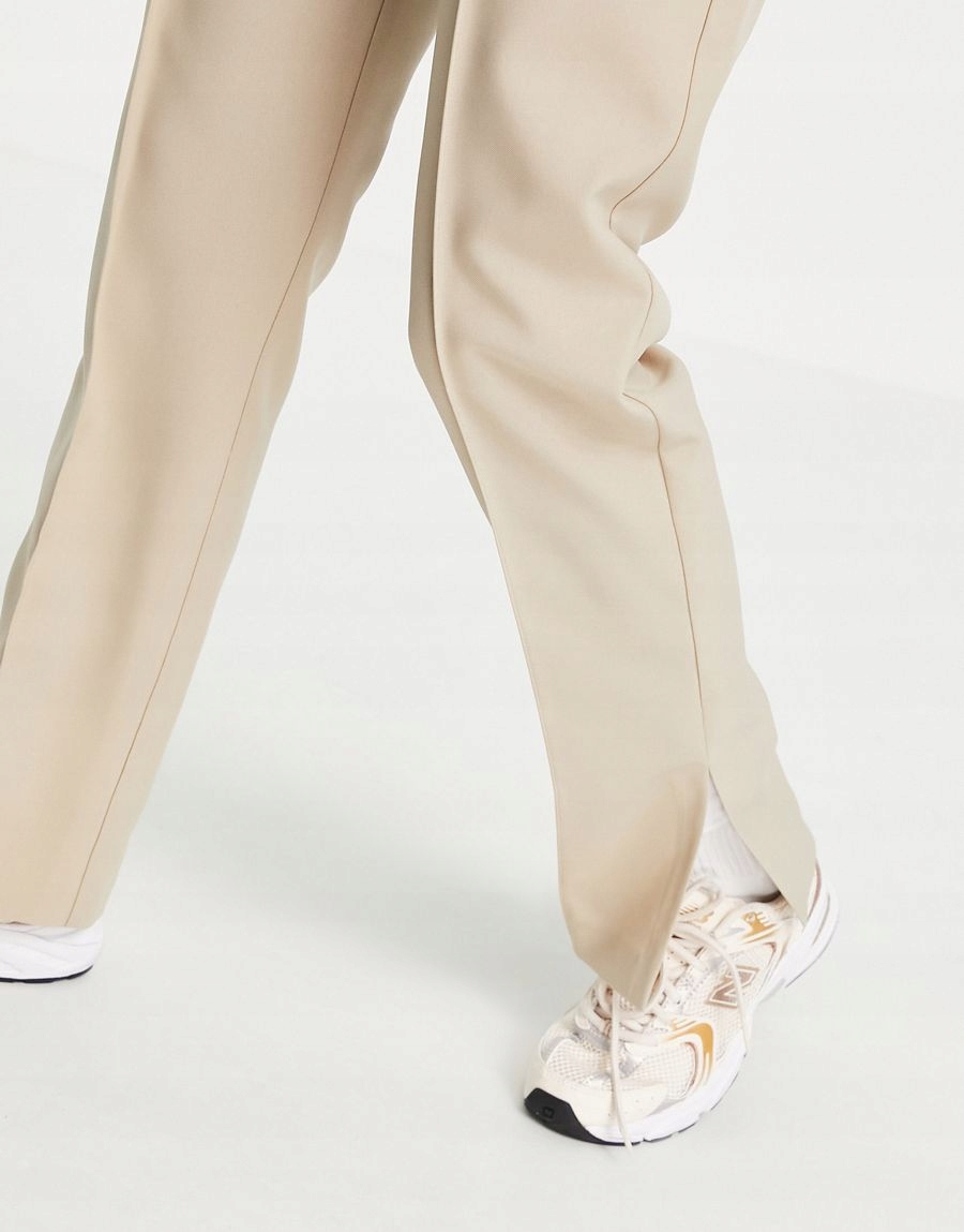 PETITE SPODNIE BEŻOWE KLASYCZNE PROSTE 36 XBF Rozmiar 36