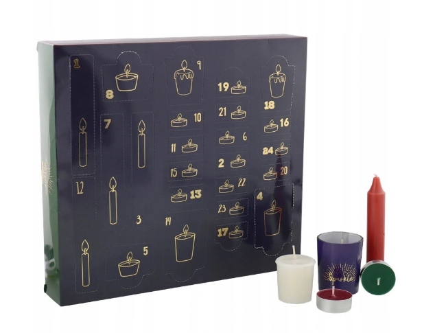 KALENDARZ ADWENTOWY 24 LUKSUSOWE ŚWIECE ZAPACHOWE Kod producenta 396428