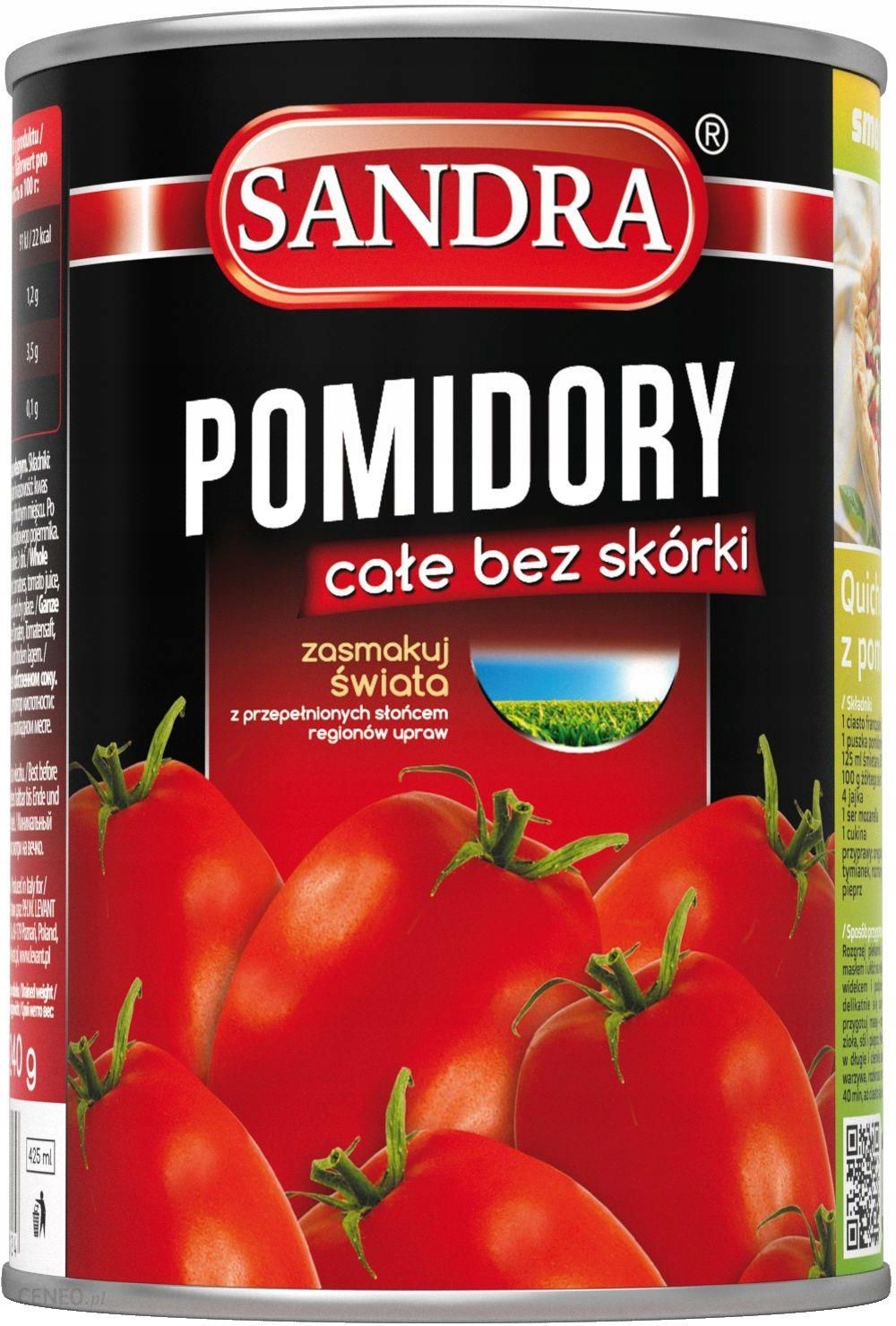 Sandra Pomidory całe Sandra 400g