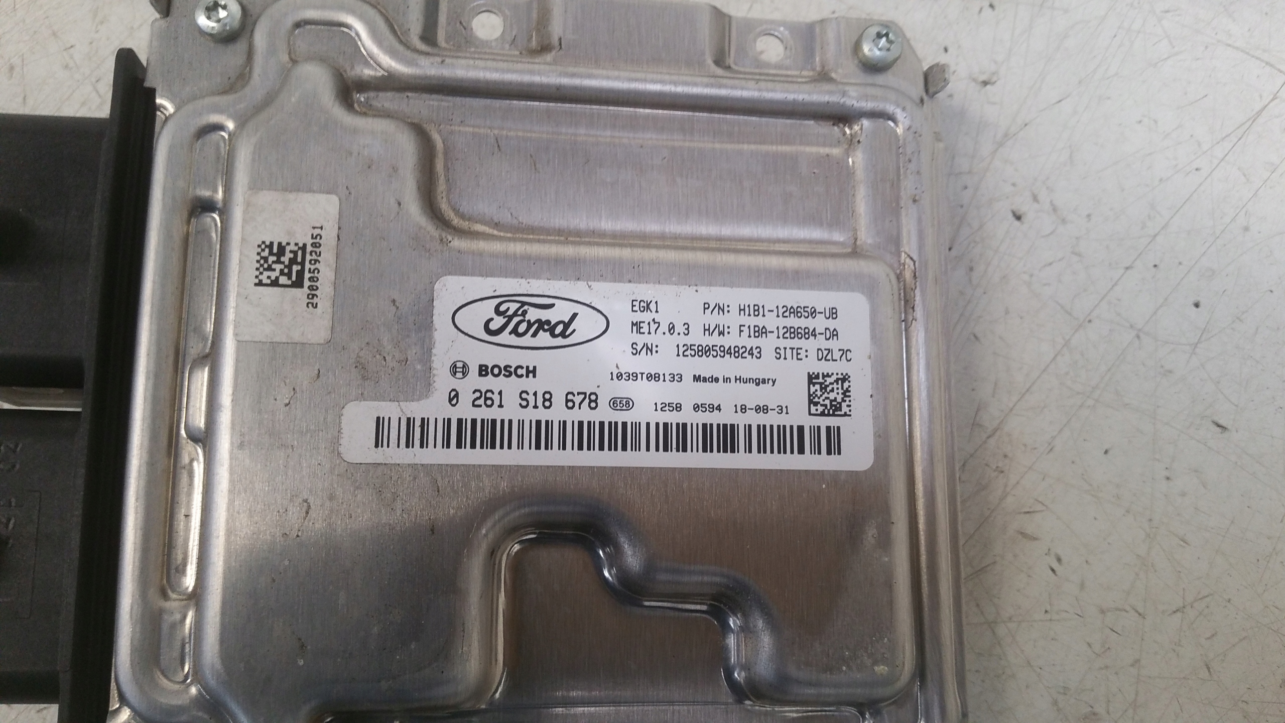 computer Motore H1B112A650UB Ford Fiesta MK8