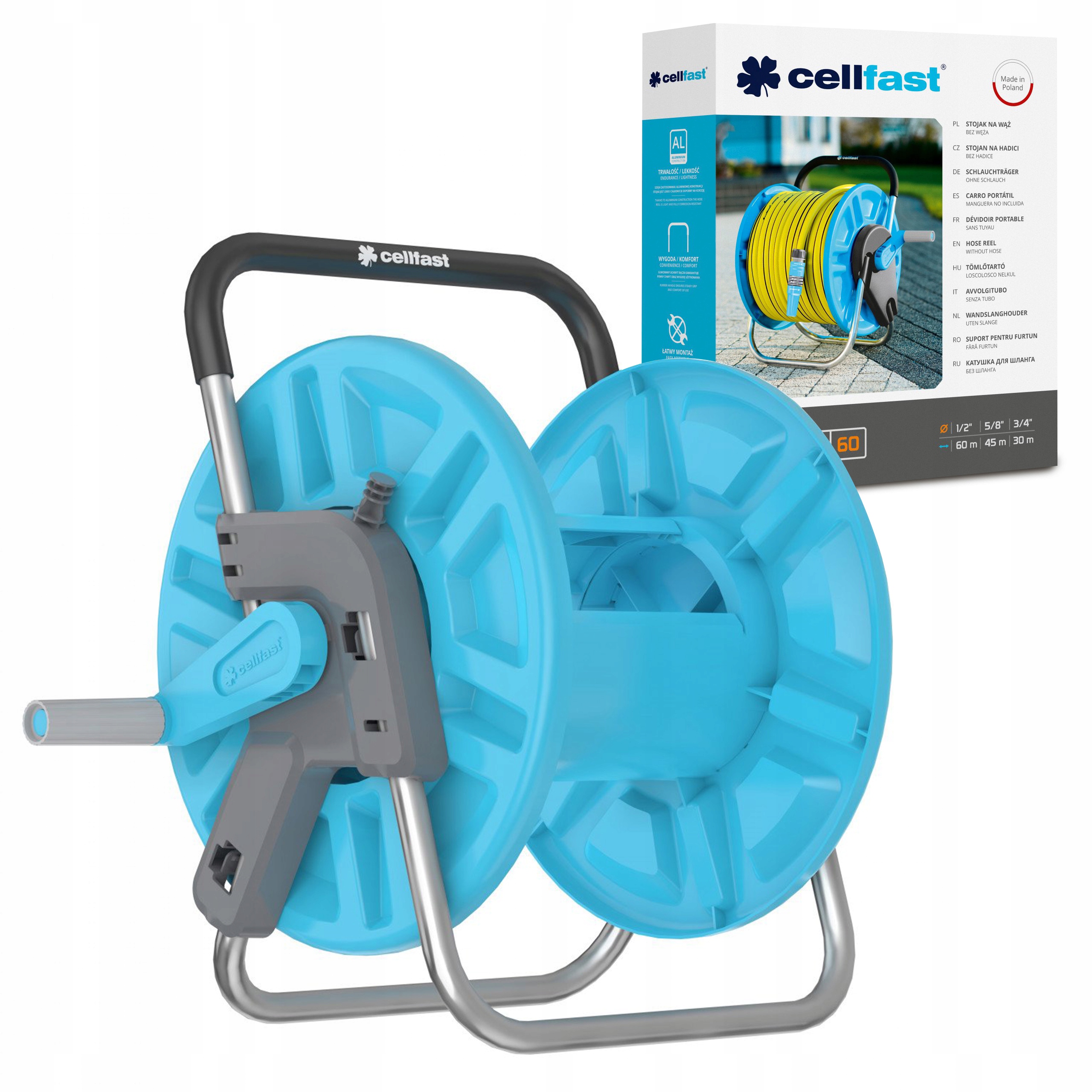

Cellfast Stojak bęben na wąż ogrodowy 3/4'' 30m