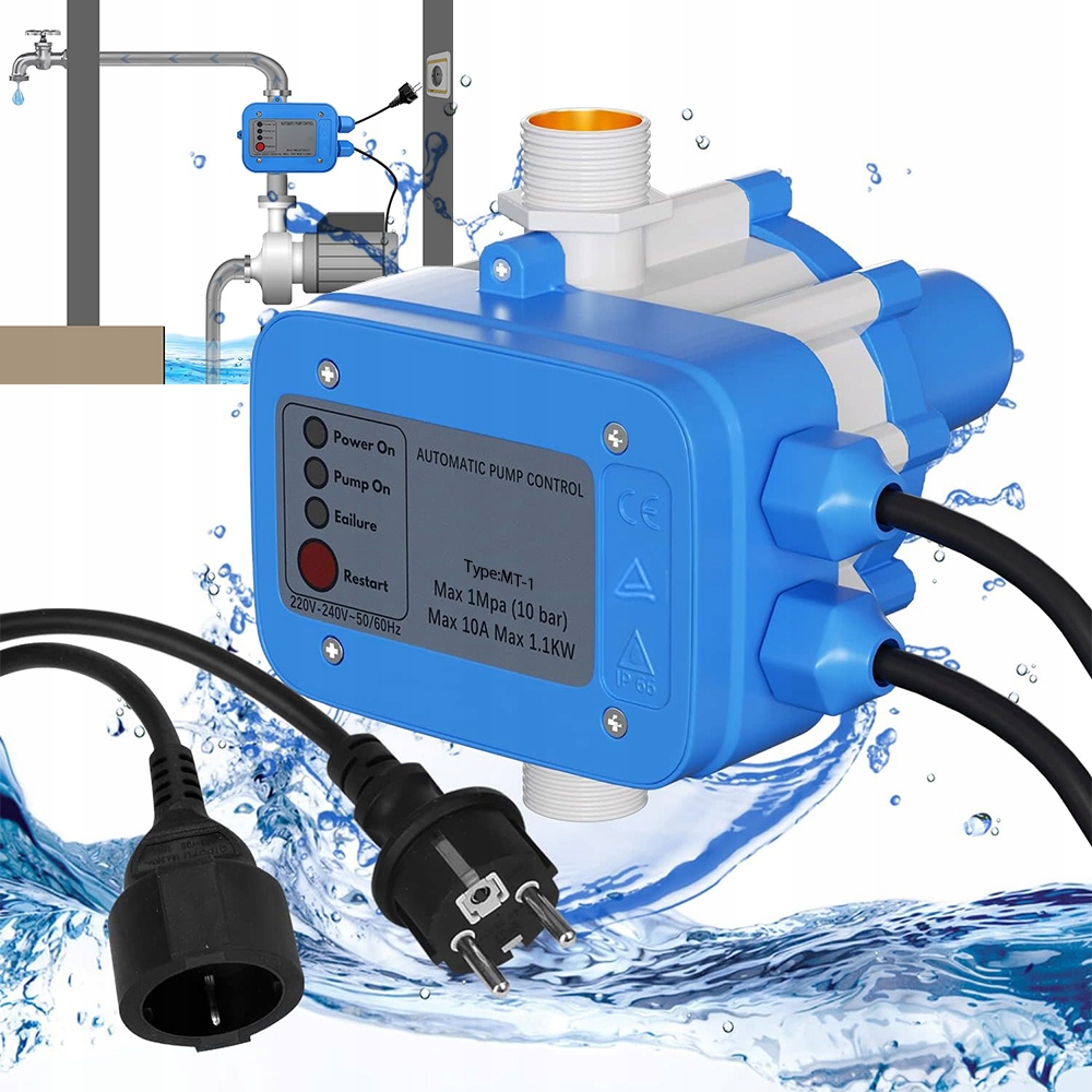 Automatický spínač/Tlakový spínač pro čerpadlo Regulace Tlaku
