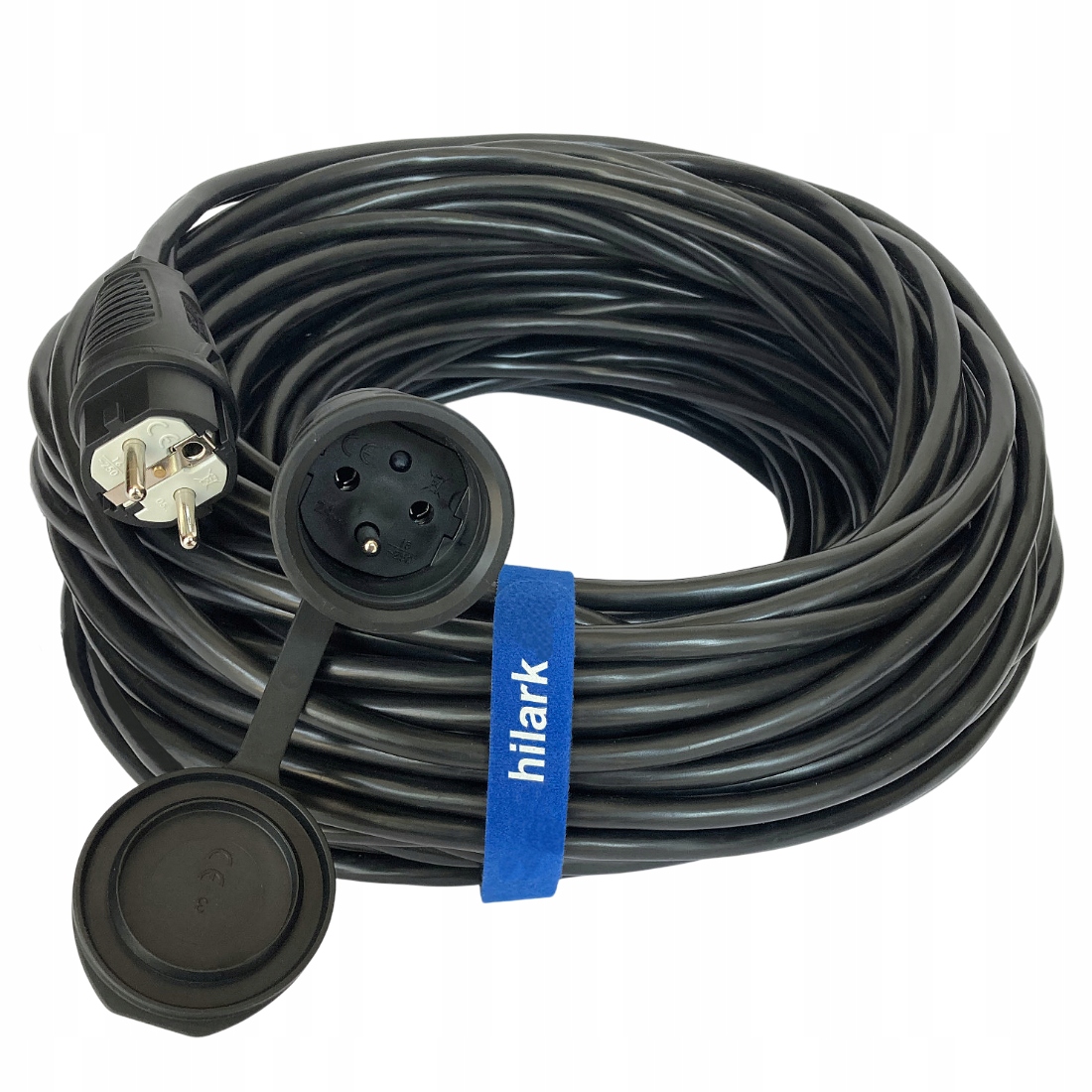 Przedłużacz polwinitowy H05VV-F 3x2,5 Owy Pvc 2m-Zdjęcie-0