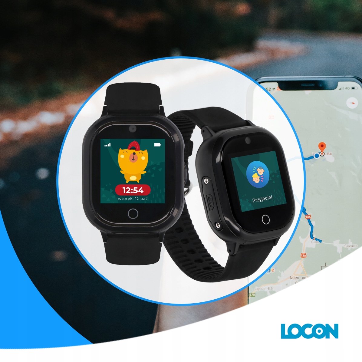 SMARTWATCH DLA CHŁOPCA GPS APLIKACJA PL WIFI Model inny