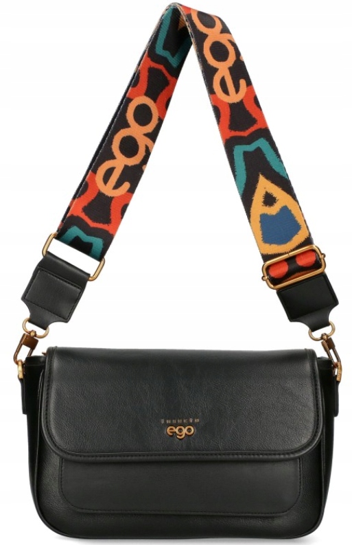 Taška kabelka přes rameno Ego , eko kůže černá
