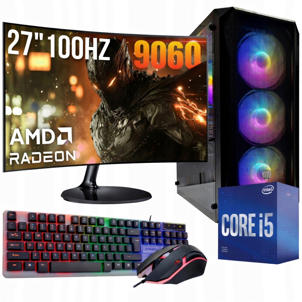 Herní Set Shadowblade i5 12400F|32GB|SSD 1TB M.2.|RX 9060 16GB