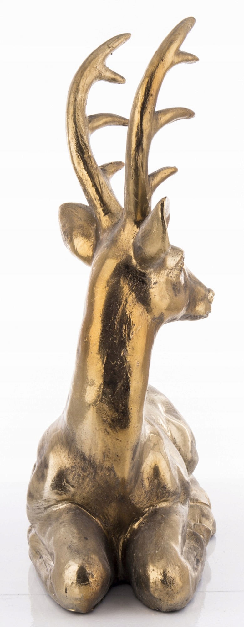 RENIFER FIGURKA ŚWIĄTECZNA ZŁOTY JELEŃ DEKORACJA Marka Domdekoracji