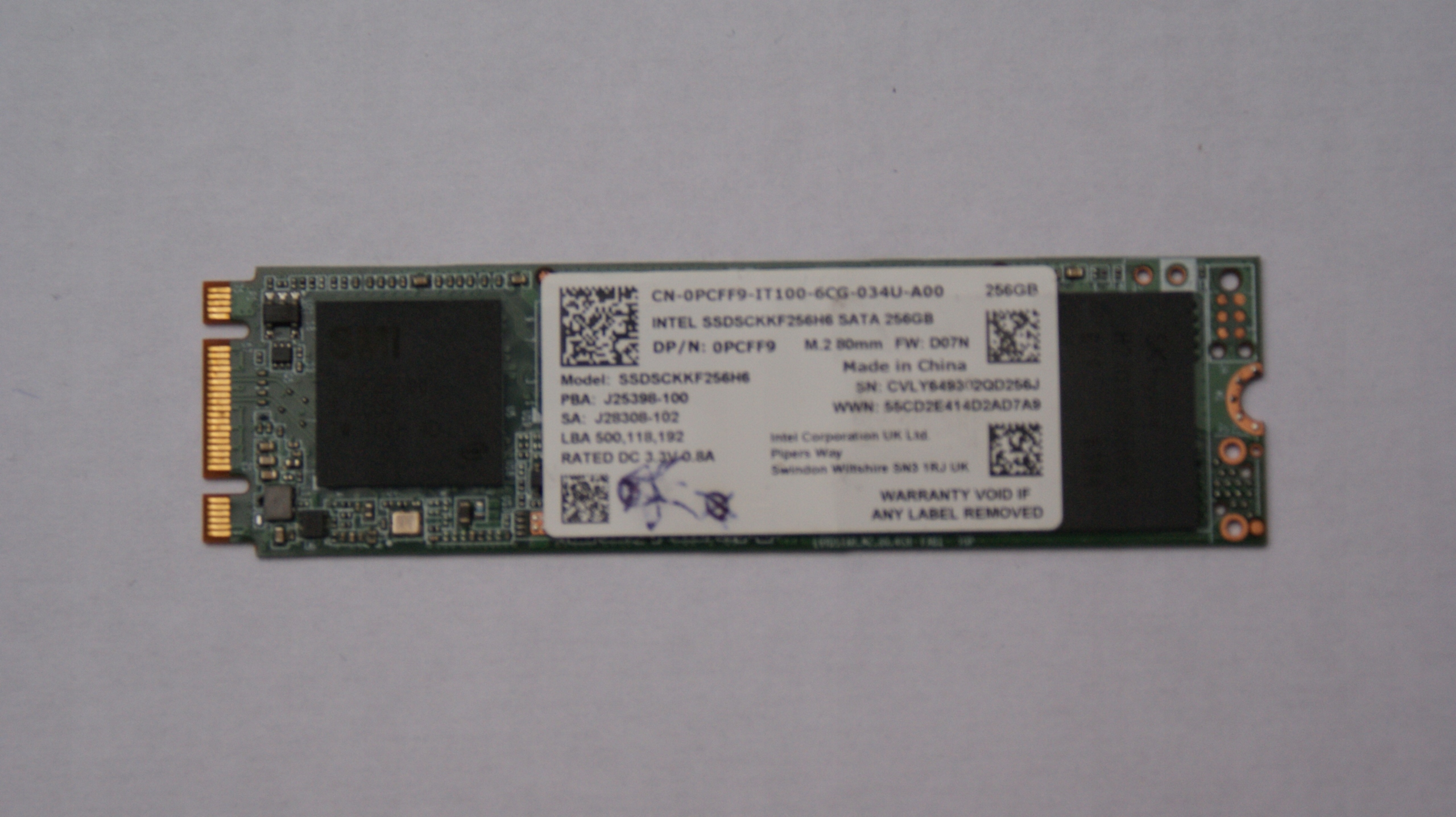 SSD Intel SSDSCKKF256H6 M.2 2280 256 GB - Sklep, Opinie, Cena w Allegro.pl