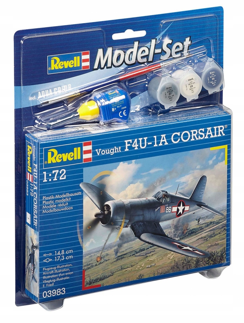 Revell 63983 Model Set Vought F4U-1A Corsair 1:72