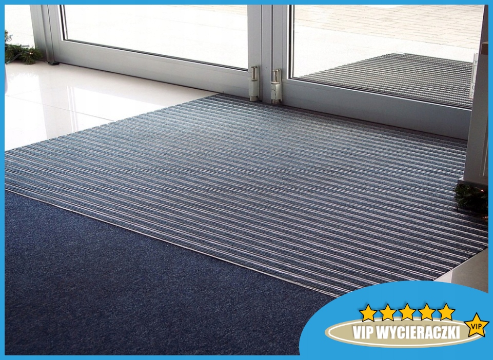 WYCIERACZKA POD DRZWI ZEWNĘTRZNA ALUMINIOWA - *PREMIUM* RYPS 12mm 75x50 Przeznaczenie do wnętrz