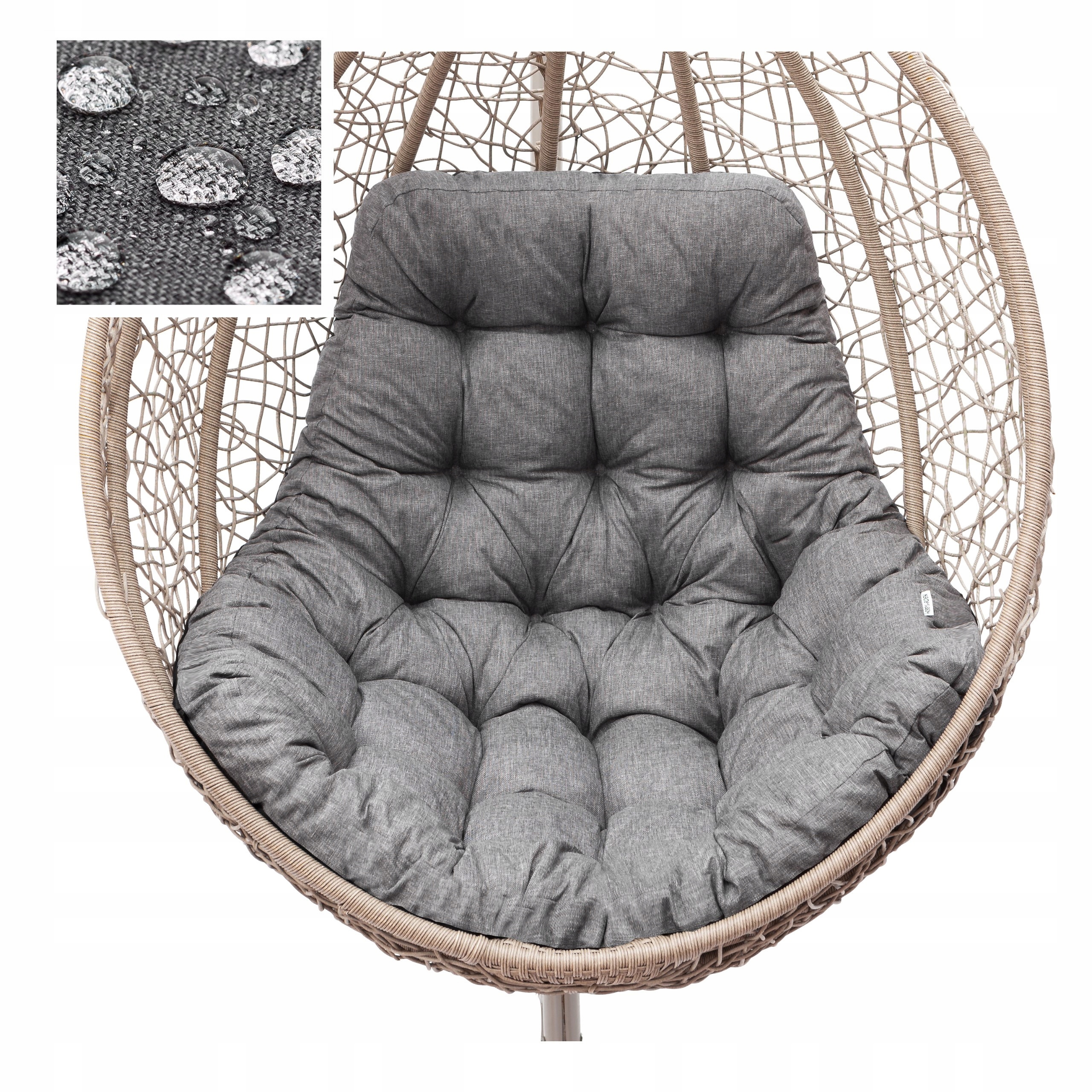 Vankúš na závesnú hojdačku, Vodotesný vankúš na kreslo kokón hniezdo