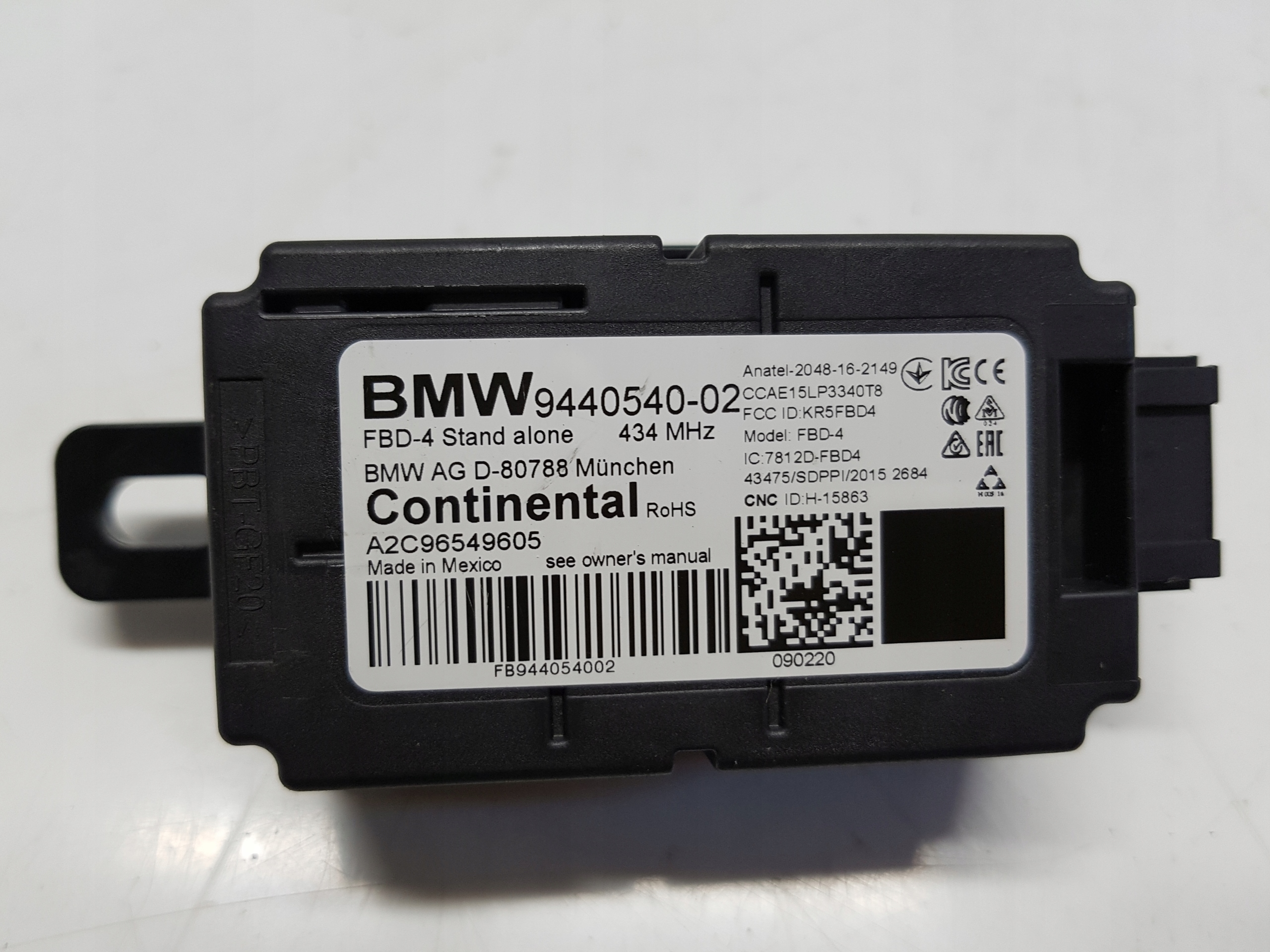 BMW G20 330e module control unit ODBIORNIK 9440540