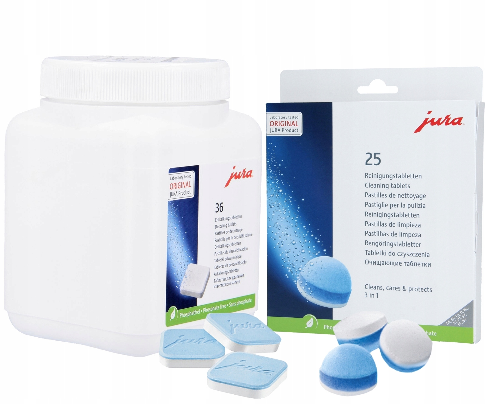 

Tabletki czyszczące, tabletki odkamieniające Jura