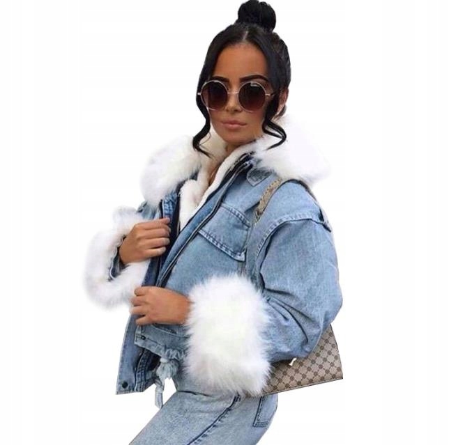 

Kurtka Jeansowa Z Futerkiem Katana Futerko Miś S/m