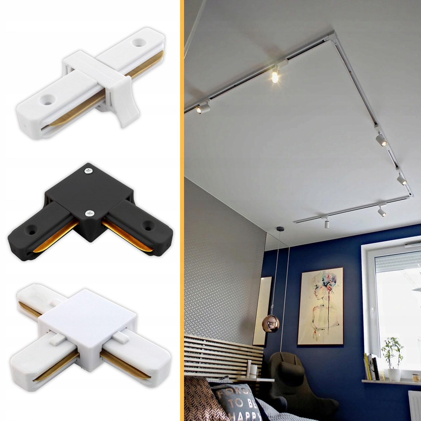 LAMPA LED REFLEKTOR GU10 do SZYNOPRZEWÓD 1 fazowy Kod producenta 1617