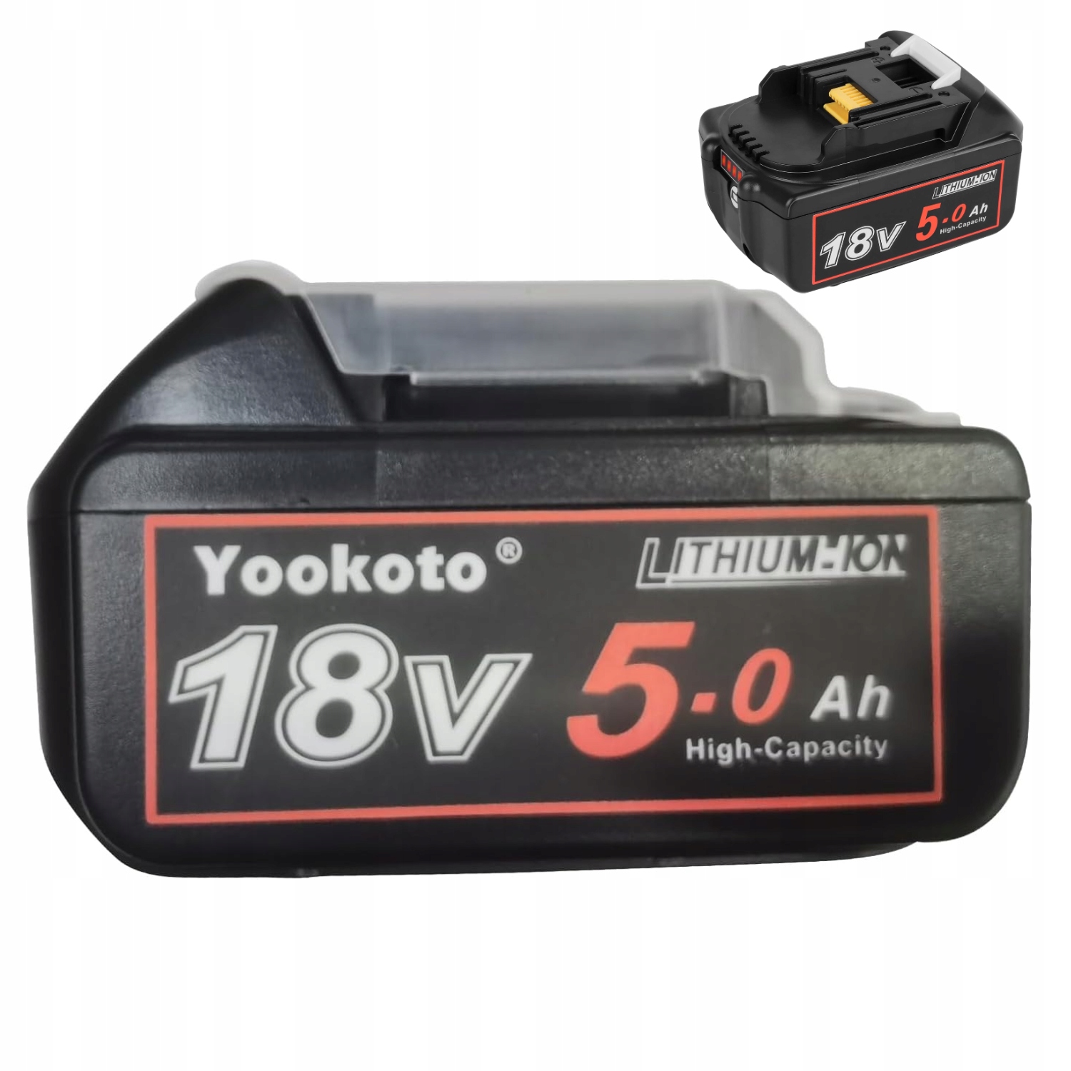 Náhradní baterie 18V BL1850 BL1860 Lithium-iontová 5000mAh