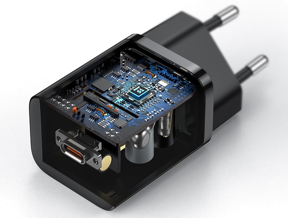 BASEUS SZYBKA ŁADOWARKA SIECIOWA DO TELEFONU USB-C TYP-C 25W PD QC 3.0 AFC Zgodność ze standardem Quick Charge 1.0 Quick Charge 2.0 Quick Charge 3.0 Quick Charge 4.0