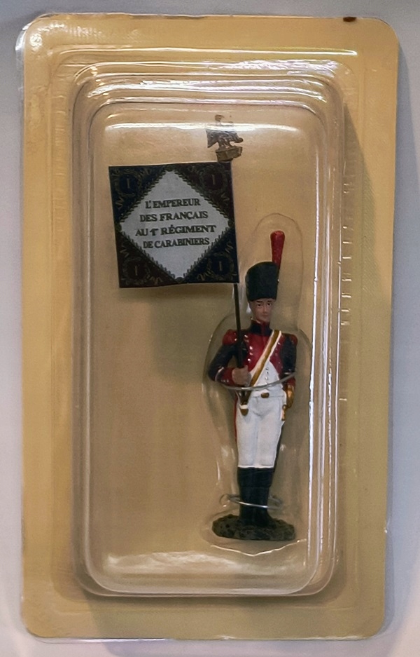 1er rgt carabiniers (1804-12) 1/32 Hachette Vlajky No21