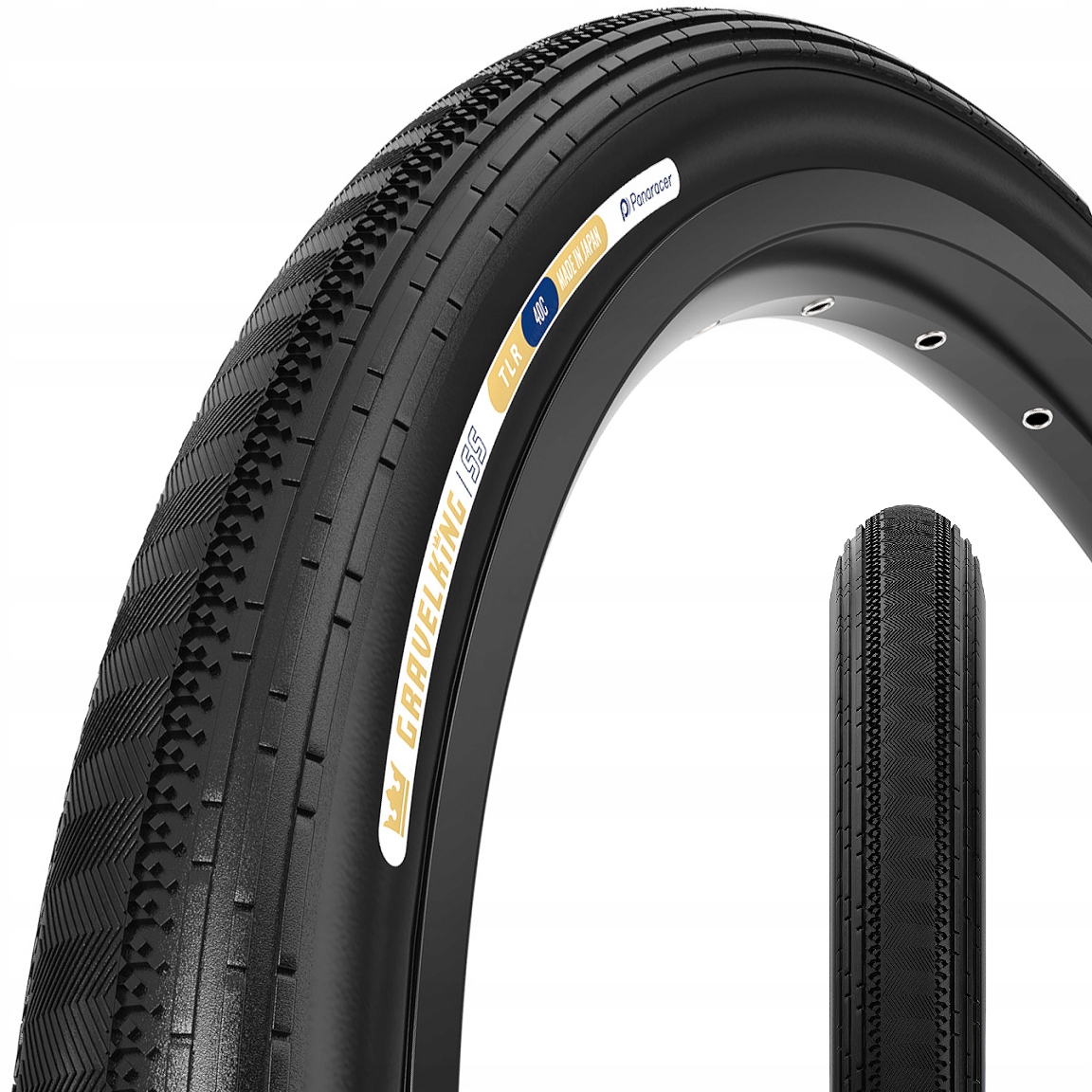 Opona zwijana Panaracer GravelKing Ss 700 x 30C czarna aramid