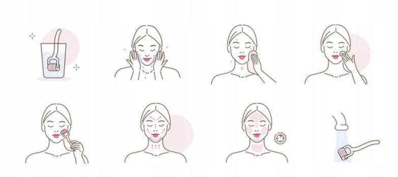 GLOVIS ROLLER 0.5mm GĘSTE WŁOSY ŁYSIENIE POROST Model 540 Needles