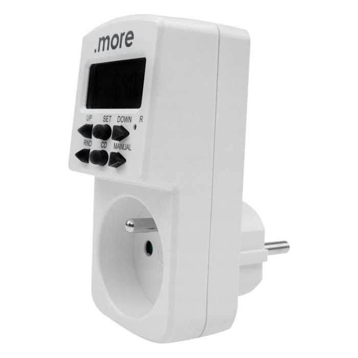 Programator Czasowy LCD Włącznik Wyłącznik Cyfrowy Harmonogram 7 Dni 10 Ust