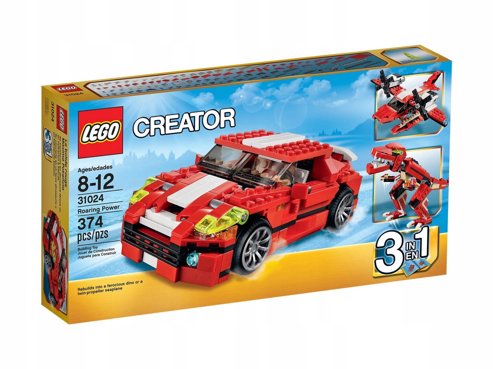 Lego Creator 3 w 1 31024 Czerwone Konstrukcje